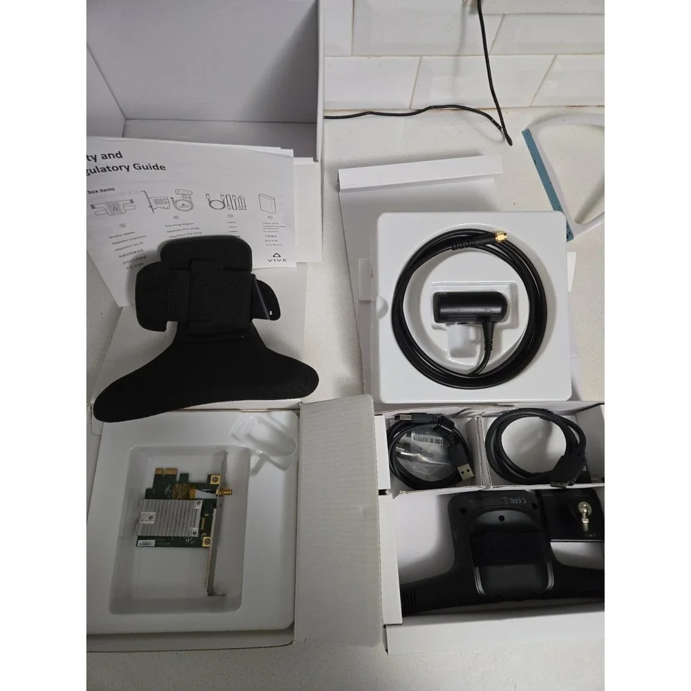 HTC VIVE Wireless Adapter Kit Vive Pro PCIe Card Battery Open Box Untested